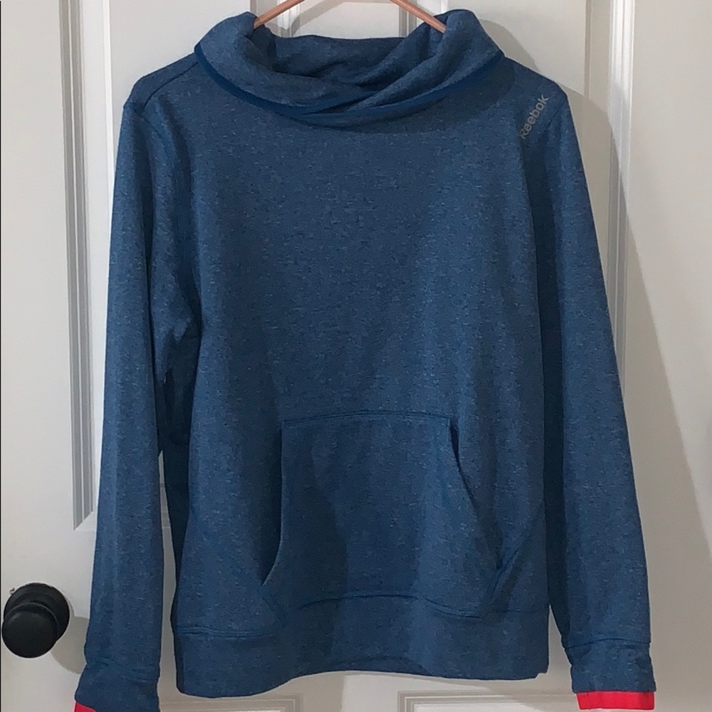 Reebok Workout Ready Play Warm Blue Pullover